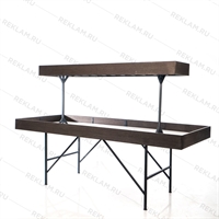 двухярусный стеллаж для цветов двухярусный стеллаж для цветов