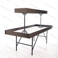 двухярусный стеллаж для цветов двухярусный стеллаж для цветов