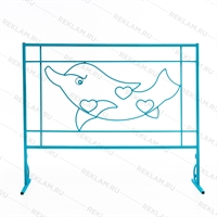 Заборчик Дельфин для детского кафе