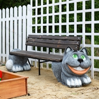 Скамейка Кот для детской площадки