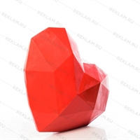 Рекламная Объемная фигура Сердце полигональное  для декора свадебного торжества