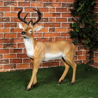 Фигура Олень рогатый, фибергласс, 70 см.  - фото 36444