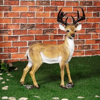 Рекламная фигура Олень с ветвистыми рогами, стеклопластик, 65 см.