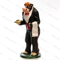 Фигура Бык официант для рекламы ресторана