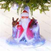 Подставка под елку Дед мороз с оленями купить на REKLAM.RU