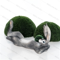 Фигура объёмная Заяц из стеклопластика купить