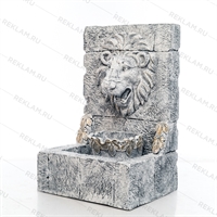Фонтан Львиная голова большой из стеклопластика