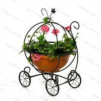 Цветочная подставка Карета для ландшафтного дизайна51-301-B Цветочная подставка Карета для ландшафтного дизайна51-301-B