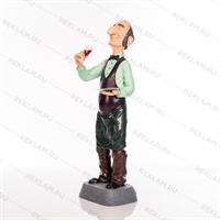 Рекламная  фигура Официант-сомелье из стеклопластика