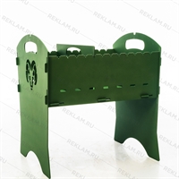 Мангал с лазерной резкой по металлу