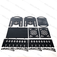 Разборный мангал с логотипом компании