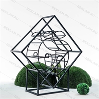 Дровница металлическая на заказ