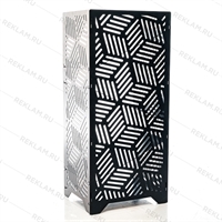 Дровница металлическая с лазерной резкой