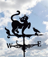 Металлический флюгер в индивидуальном дизайне