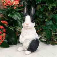 Объёмная фигура Зайчонок, белый с чёрным