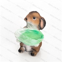 Фигура зайчонок с салатом