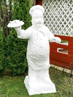 Фигура рекламная Повар, белый цвет