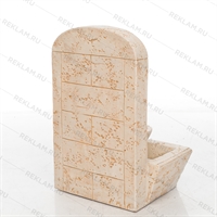 Фонтан в покраске под песчаник