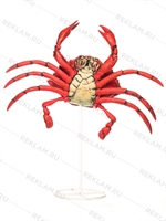 Фигура Краб, стеклопластик