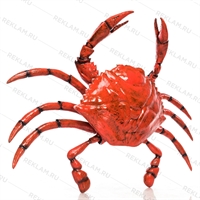 Объёмная фигура Краб для рекламы