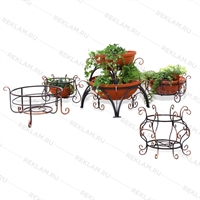 Вазоны металлические