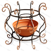 Вазон металлический уличный