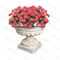 Вазон для цветов, цвет: под мрамор