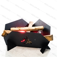 Уличный очаг для загородного клуба