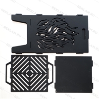 Уличный очаг для базы отдыха