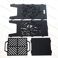 Компактный уличный очаг