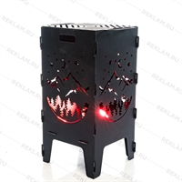 Металлический уличный очаг