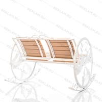 Кресло-качалка, цвет: белый