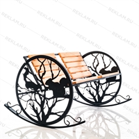 кресло-качалка с лазерной резкой