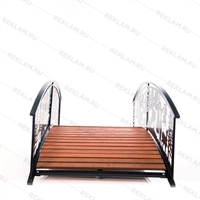 Металлический мостик для зоны отдыха Металлический мостик для зоны отдыха