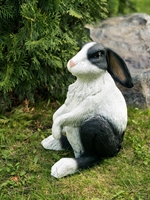 Фигура Заяц , цвет: белый с чёрным