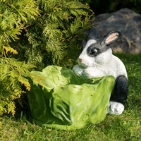 Кашпо Заяц с капустой