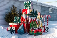 Фигура Дед Мороз, стеклопластик, 168 см. - фото 39690