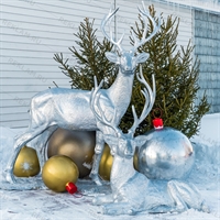 Новогодний комплект фигур Олени - фото 39719