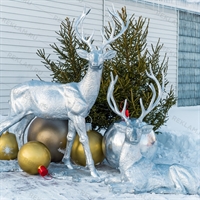 Новогодний комплект фигур Олени - фото 39720