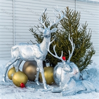 Новогодний комплект фигур Олени - фото 39721