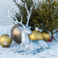 Ростовая фигура Олень благородный лежит - фото 39736