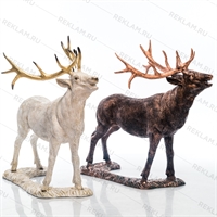 объёмные фигуры оленей