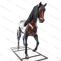 конь из стеклопластика для рекламы