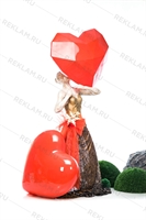 Рекламная Объемная фигура Сердце полигональное на REKLAM.RU