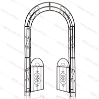 арка металлическая  с калиткой