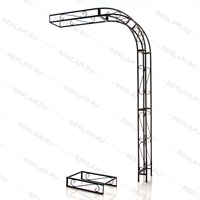 пристенная полуарка