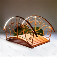 декоративный мостик с подсветкой