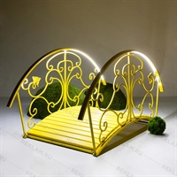 Кованый мостик для сада - фото 40692