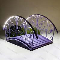 декоративный мостик с подсветкой