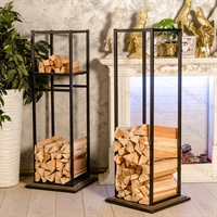 металлическая дровница для ресторана